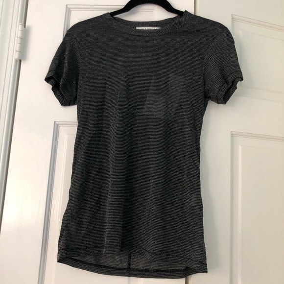 NWT Rag & Bone Sparkle Stripe Tee - Picture 1 of 6